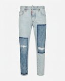 Dsquared2 jeans donna con inserti e dettagli distressed