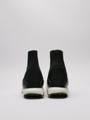 Vista posteriore sneaker alte Y-3 nere
