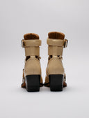 Vista posteriore stivaletti Chloe Rylee beige