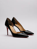 Decollete Christian Louboutin neri vista di tre quarti