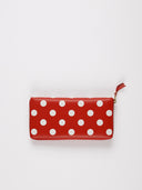 Vista posteriore portafoglio a pois COMME DES GARÇONS