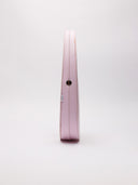 Borsa Coperni Swipe Bag in pelle rosa, vista laterale