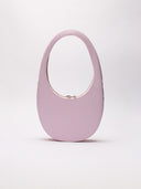 Borsa Coperni Swipe Bag in pelle rosa, vista retro