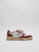 Sneaker Autry Medalist bianca e bordeaux