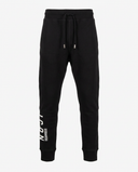 Pantalone felpa Dsquared2 nero con stampa Icon