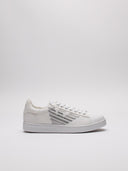 Sneaker EA7 court bianca in pelle