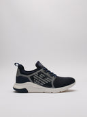 Sneaker EA7 navy con inserto catarifrangente