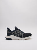 Sneaker EA7 navy con logo aquila