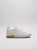 Sneaker EA7 bianca con dettagli oro