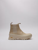 Chelsea boot Jil Sander beige con carrarmato