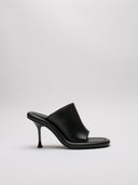 Mule JW Anderson nero a fascia liscia