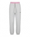 Pantalone felpa Msgm grigio melange su manichino