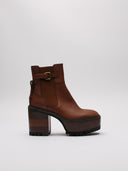 Stivaletto See By Chloe marrone con platform
