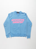 Felpa DSQUARED azzurra con stampa frontale audace