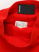 Pantalone felpa rosso DSQUARED2 vista etichetta tagliata