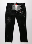 Vista frontale jeans DSQUARED2 aperti