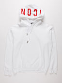 Vista frontale felpa Dsquared2 con cappuccio Icon