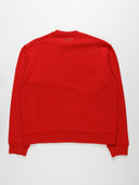 Vista posteriore felpa Dsquared2 rossa