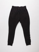 Vista posteriore pantalone felpa Dsquared2 nero