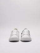 Vista frontale sneaker EA7 bianche