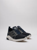 Sneaker EA7 navy vista di tre quarti