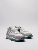 Sneaker EA7 bianche vista di tre quarti
