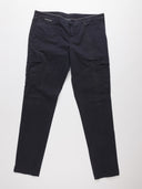 Vista frontale pantalone cargo Eleventy navy