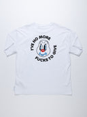 T-Shirt bianca GCDS retro con stampa