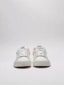 Vista frontale sneaker GCDS bianche