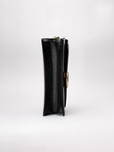 Lato della borsa Gucci in pelle nera