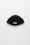 Cappello a coste Gucci nero lato frontale