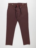 Vista frontale pantalone Jacob Cohen bordeaux