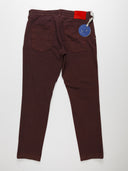 Vista posteriore pantalone Jacob Cohen bordeaux
