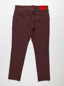 Vista posteriore pantalone Jacob Cohen bordeaux
