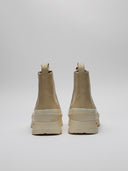 Vista posteriore Chelsea boot Jil Sander beige