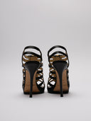Vista posteriore sandali Jimmy Choo neri