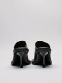 Vista posteriore mule JW Anderson neri