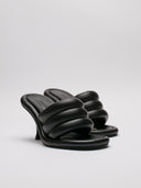 Mule JW Anderson neri vista di tre quarti