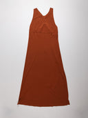 Abito midi terracotta retro