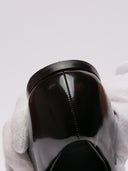 Ballerine LOEWE in vernice nera con fiocco frontale. Imperfezione posteriore