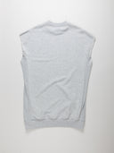 Abito MSGM in cotone grigio, vista posteriore