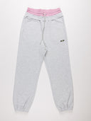 Vista frontale pantalone felpa Msgm grigio
