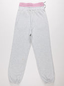 Vista posteriore pantalone felpa Msgm grigio