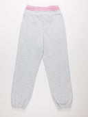 Vista posteriore pantalone felpa Msgm grigio