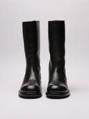 Stivaletti RAF SIMONS in pelle lucida nera