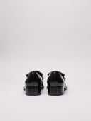 Mocassino RAF SIMONS in pelle lucida nera, vista posteriore