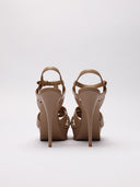 Dettaglio tacco sandali Saint Laurent