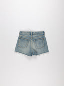 Shorts SAINT LAURENT in denim, vista posteriore