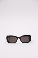 Occhiali da sole SAINT LAURENT in acetato nero con lenti scure 
