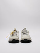 Vista frontale sneaker Santoni grigie